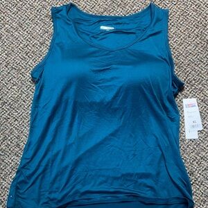 32 Degrees Cool teal Padded Tank Top Womens XL NWT